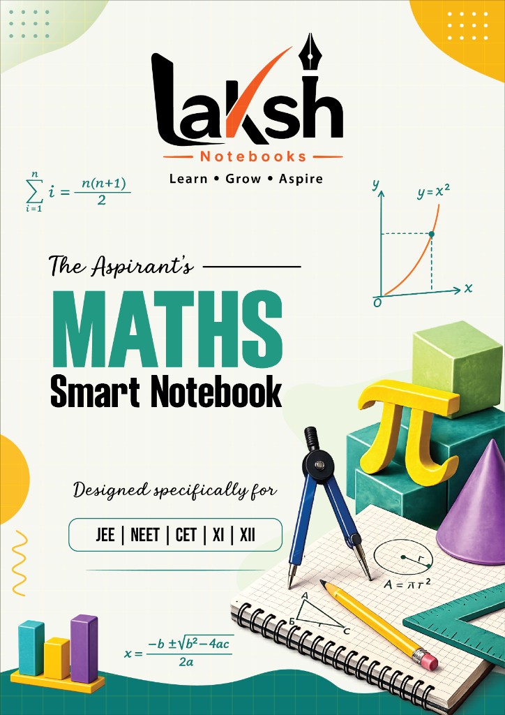 Laksh Maths notebook for JEE and CET